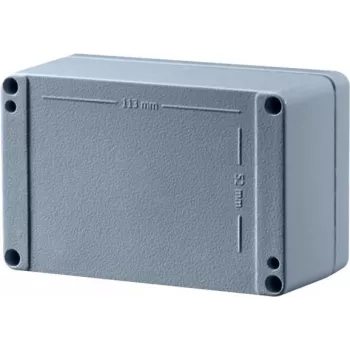 Rittal GA 9101.210 caja universal, aluminio, 58 x 64 x 36 mm, IP66, gris