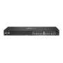 HPE - Aruba 6000 24G 4SFP Switch - Switch - L3 - gestionado 24 x 10/100/1000 + 4 x Gigabit SFP flujo de aire lateral montaje en rack AC 100 127 V / 200 240 V