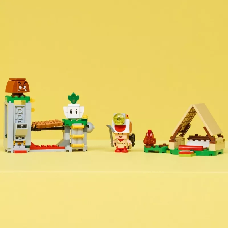 Juguete de construcción LEGO Captain Toads Camp Set 72040 con funciones interactivas Super Mario