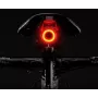 Rockbros Q5 luz trasera negra para bicicletas con sistema STOP inteligente