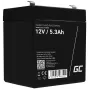 Green Cell AGM45 Batería para SAI, plomo-ácido sellado (VRLA), 12 V, 5,3 Ah
