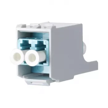 METZ CONNECT 15091072-I Conector de fibra óptica LC turquesa - Blanco (15091072-I)