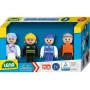 Set de figuras de juego Lena 04490 azul – figuras de juego de plástico, figuras azules surtidas