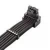 Cable de extensión de alimentación PCIe CableMod C-Series Pro Variant A 90° 16-Pin a 2×8-Pin negro