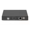 DIGITUS DS-12901 - Conmutador KVM/audio/USB - 4K 30 Hz, entrada USB-C/USB/HDMI, salida HDMI, red