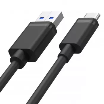 Cable UNITEK USB USB-A — USB-C 50CM, Y-C481BK NEGRO