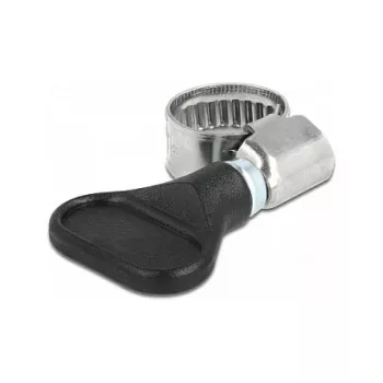 Pinza de mariposa DeLOCK 400 SS 8 - 12 mm 5 uds. negro