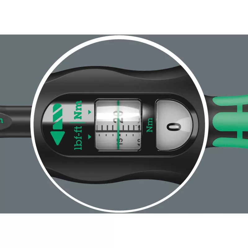 Llave dinamométrica Click-Torque 1/4'' 2,5-25 Nm, 20 piezas