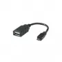 ROLINE Cable USB 2.0, USB 2.0 Type Micro B - tipo A BU, OTG 0,15 m (11.02.8311)