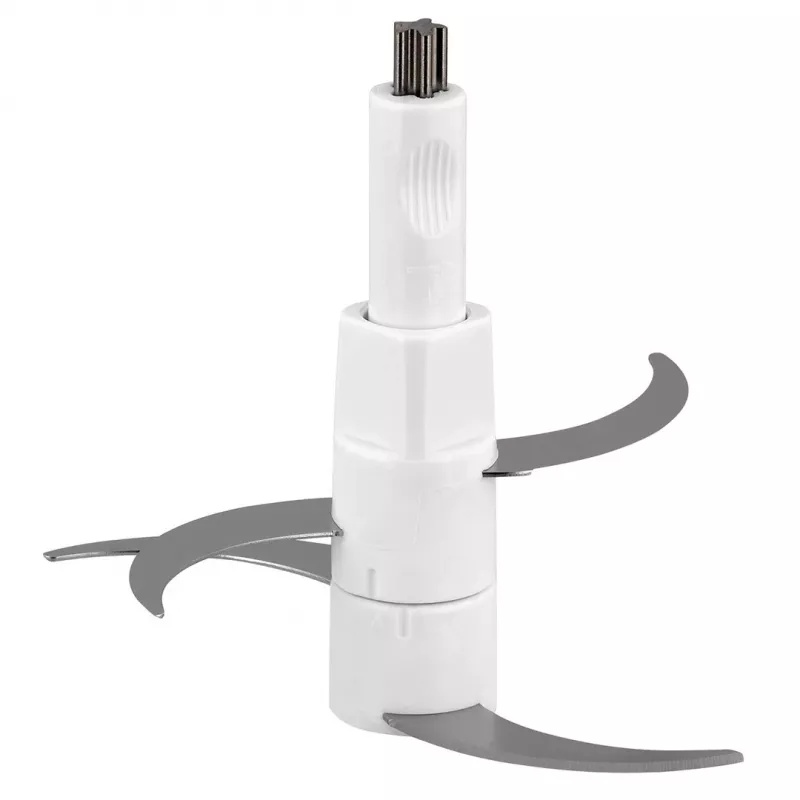Picadora eléctrica HEINRICH'S HMZ 8850, 500 W, bol de 2 L, 4 cuchillas, tecnopolímero, plata
