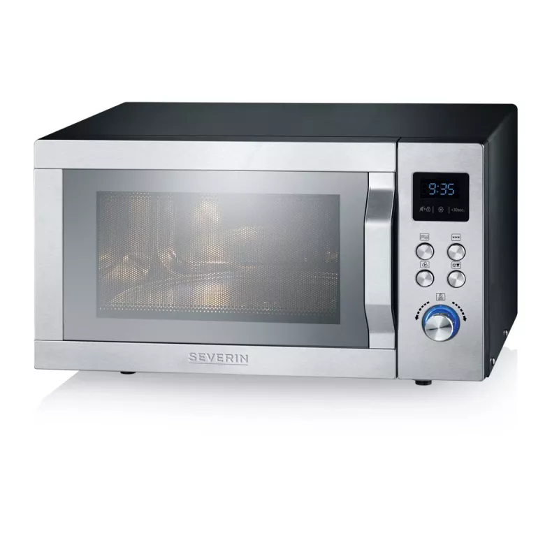Microondas con grill Severin MW 7775, 900 W, 30 L