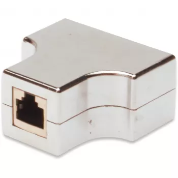 Cable de red Digitus CAT 5e Conector hembra modular RJ45 blindado gris