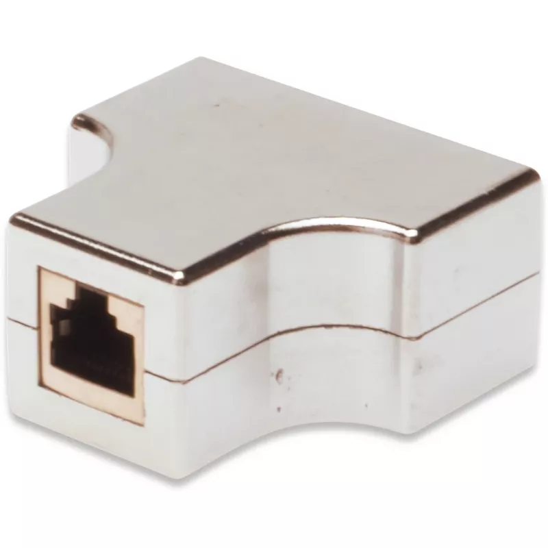 Cable de red Digitus CAT 5e Conector hembra modular RJ45 blindado gris