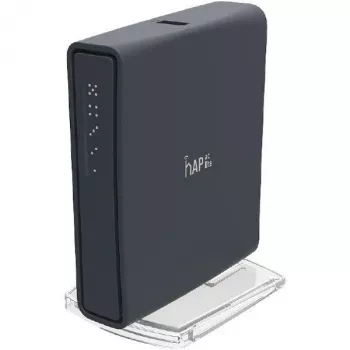 Mikrotik hAP ac lite torre negro Power over Ethernet (PoE)