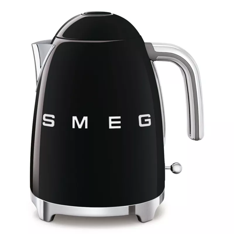 Hervidor de agua Smeg KLF03BLEU acero inoxidable plástico 2400 W negro 1,7 L
