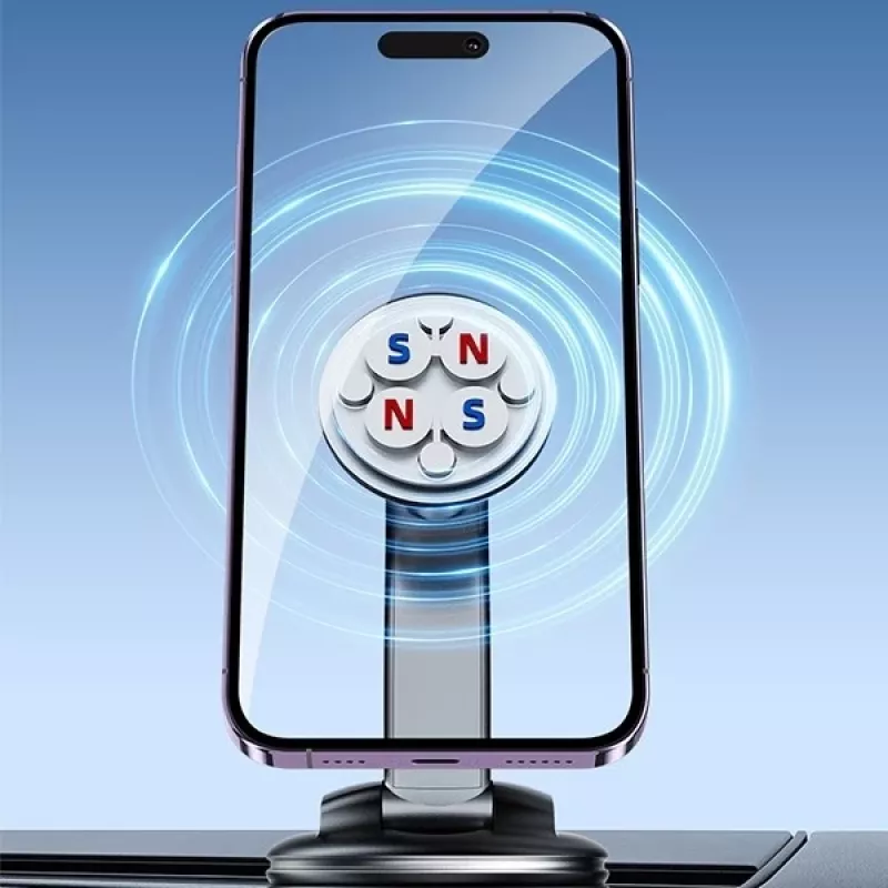 Soporte magnético para móvil Awei X45 para montaje en parabrisas y salpicadero, compatible con smartphones