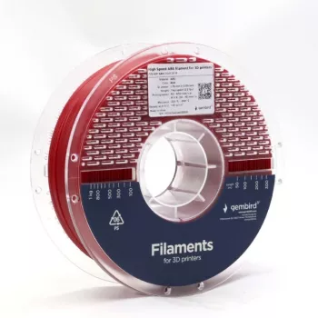 Filamento para impresión 3D GEMBIRD ABS 1,75 mm Rojo 1 kg