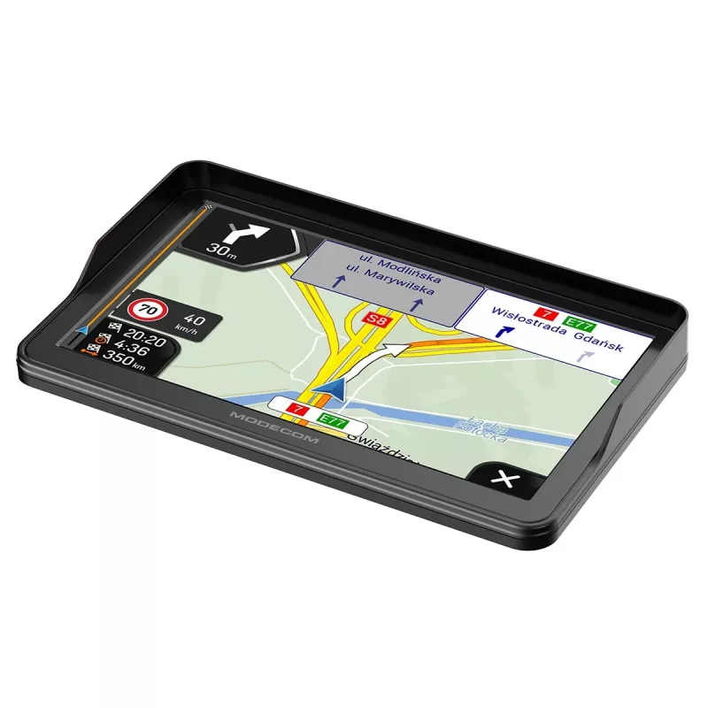 Navegador GPS para coche MODECOM FreeWAY CX 7.3 iGO, 7 pulgadas 800x480, 16 GB, MicroSDHC, Bluetooth, Windows CE 6.0