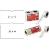 Etiquetas de precios autoadhesivas removibles agipa 100919, 26 x 16 mm, rollo