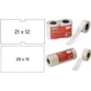 Etiquetas de precios autoadhesivas removibles agipa 100919, 26 x 16 mm, rollo