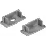 Tapas terminales para perfil en U 20 mm EUROLITE 51210867 plateado
