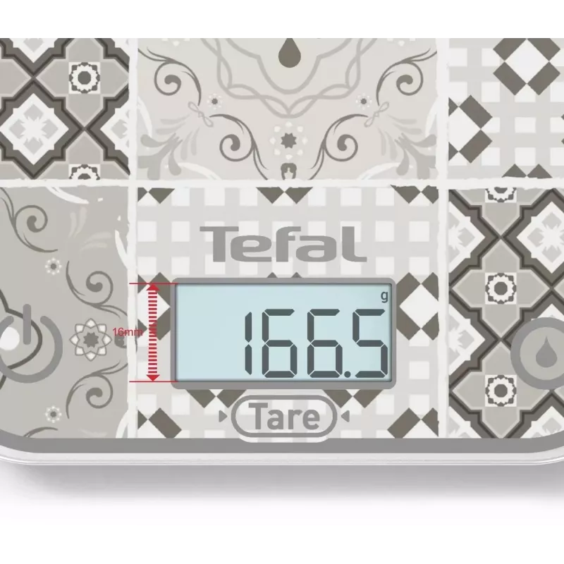 Báscula de cocina Tefal Optiss Mozaik BC50D6V0