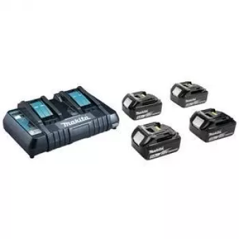 Fuente de alimentación MAKITA KIT 18V (BL1850Bx4+DC18RD) MAKPAC