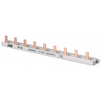 ABB Barra colectora monofásica PS1/9 pro M compact 9 módulos cerrada PS1/9 (2CDL210001R1009)