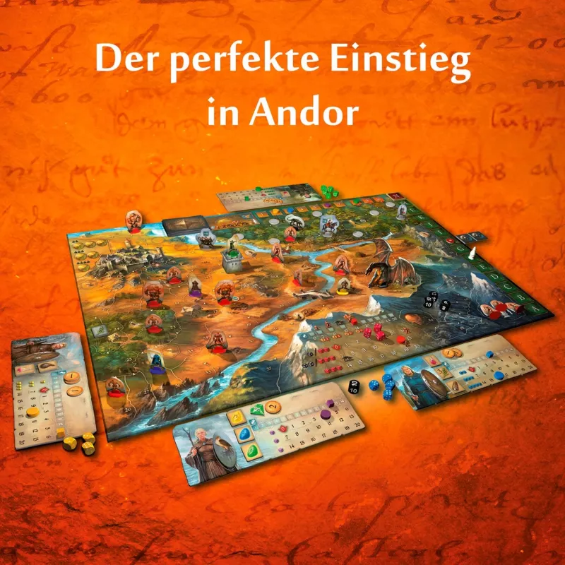 Kosmos Andor The Legends of Andor - Big Box Juego de cartas viaje/aventura