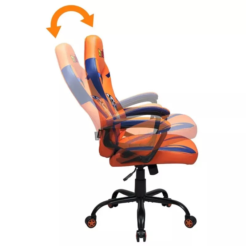 Silla de oficina Subsonic SA5573-D6 asiento acolchado naranja