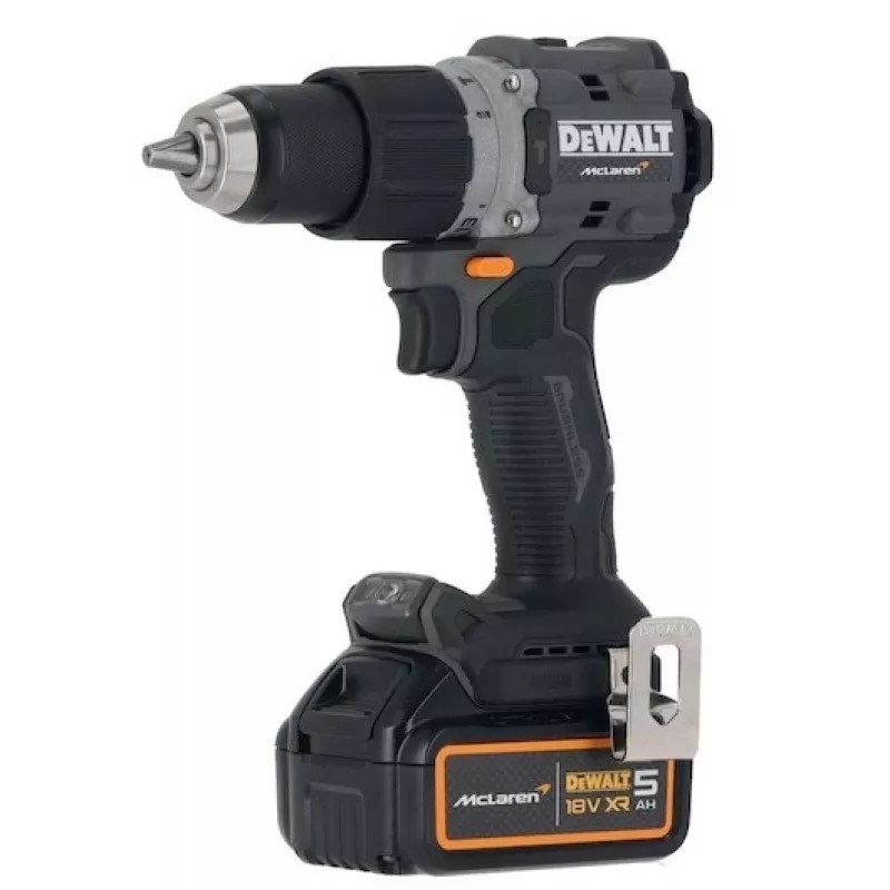 Taladro atornillador DeWalt MCLAREN DCD85MP2T 18V negro, amarillo