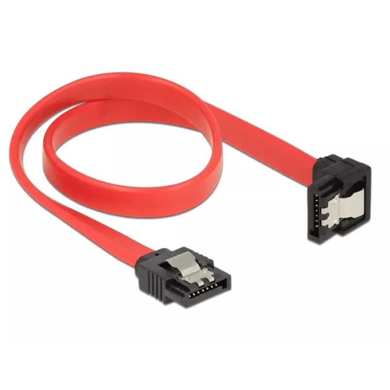 Cable SATA DeLOCK 83978 0,3 m SATA 7 pines negro rojo