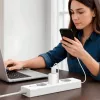 Adaptador de toma USB-A, 5W, 5V/1A, 1xUSB-A blanco