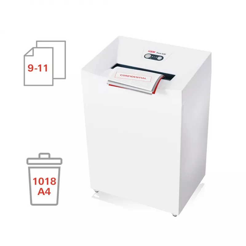 Destructora de papel HSM Pure 530 corte en partículas 1,9x15 mm de HSM, modelo 2352111