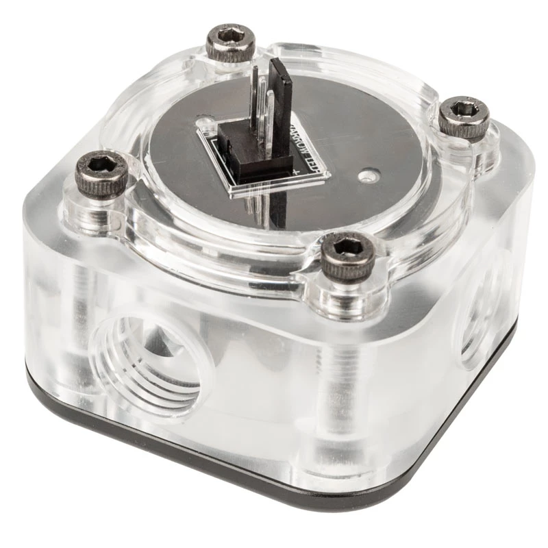 Medidor de caudal Barrow SLFV2-RGB B – Sensor de caudal ARGB, negro