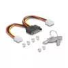 Caja para SSD DeLOCK 47117 bastidor extraíble de 3,5 pulgadas para 2 x SSD M.2 NVMe