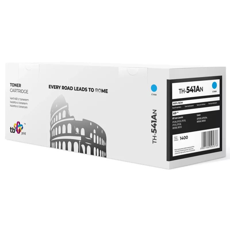 Cartucho de tóner para HP CM1215 cian TH-541AN 100% nuevo