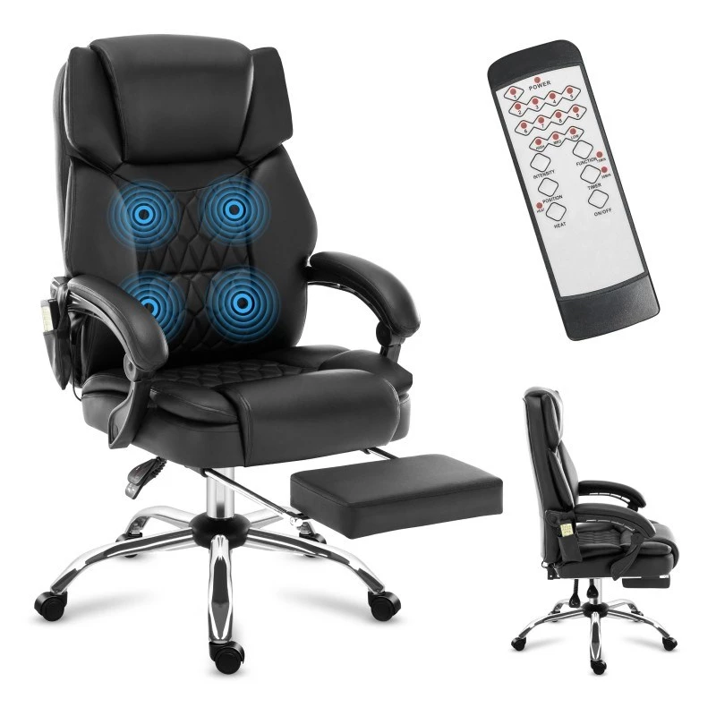 Mark Adler MA-BOSS 6.0 silla de oficina giratoria, piel ecológica, negra