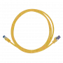 Logilink Professional Ultraflex - cable de parcheo - RJ-45 (M) a RJ-45 (M) - 50 cm - 6 mm - S/FTP - cable bruto Cat.7 (cable) / CAT 6a (puertos) - libre de halógenos, moldeado, con alivio de tracción - amarillo