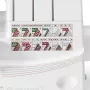 Overlock Singer 14T968 máquina de coser, corriente eléctrica, blanca