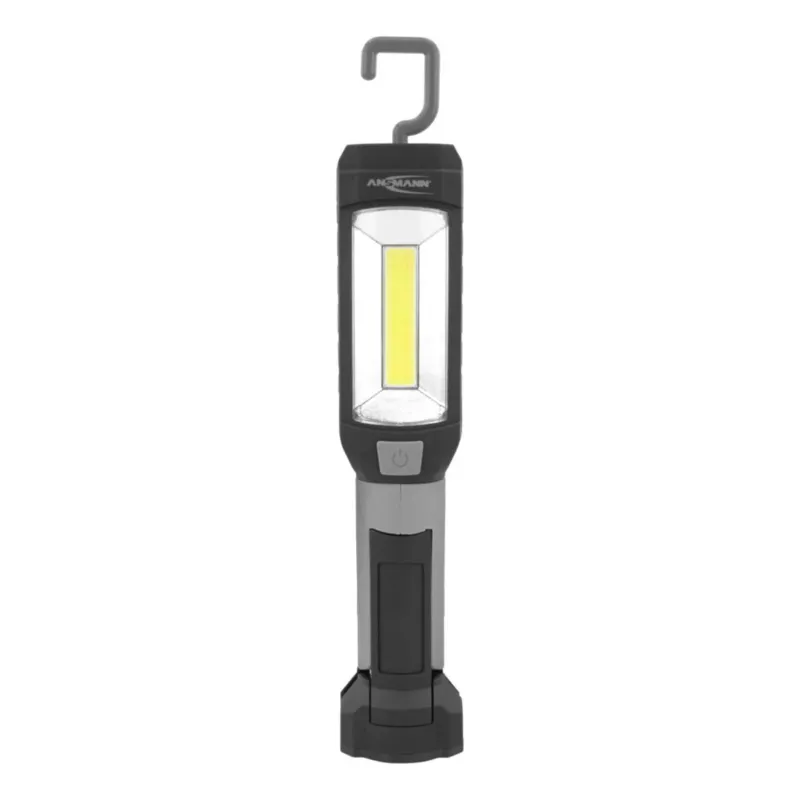 Ansmann WL230B, linterna, negro, gris, IP20, LED COB, 2 lámparas, 230 lm