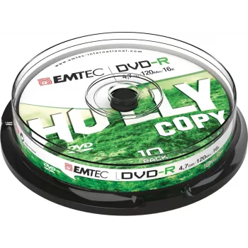 DVD-R Emtec ECOVR471016CB 4,7 GB 16x 10 uds.