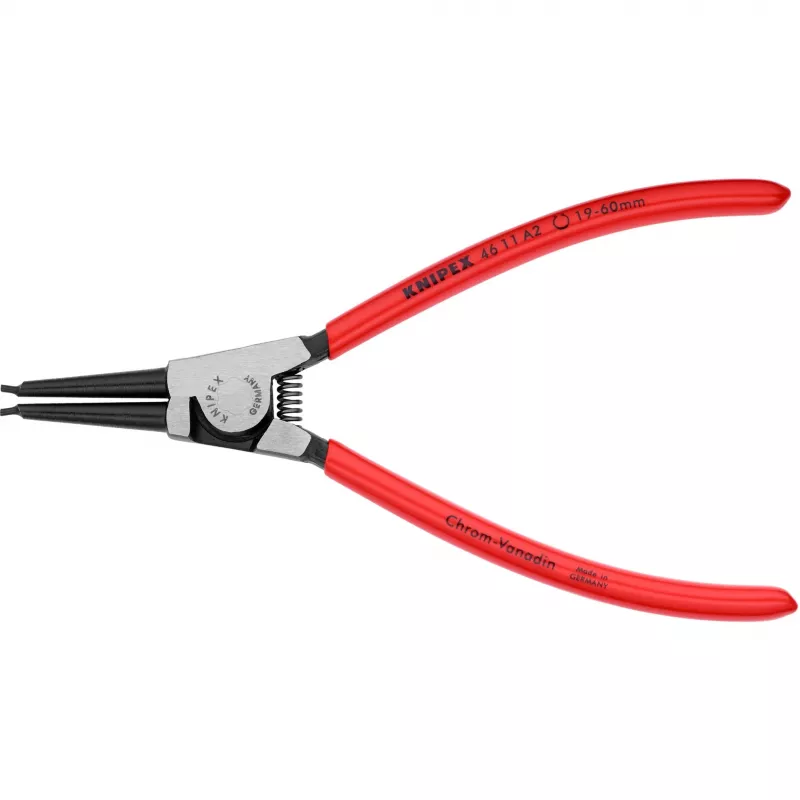 Knipex Juego de alicates para anillos de seguridad 4 piezas en bolsa enrollable 19-60mm