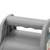 Alargador con carrete MONTIS MT189-10 — 10 m de cable retráctil, 2 tomas de corriente, gris, carcasa de plástico