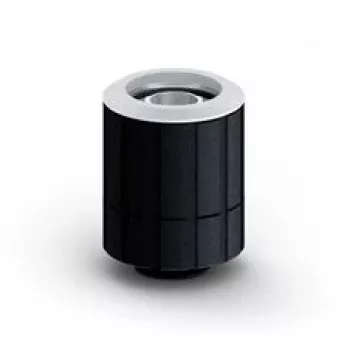 BitsPower fitting recto G1/4 rosca macho a 16/10 mm giratorio — negro mate