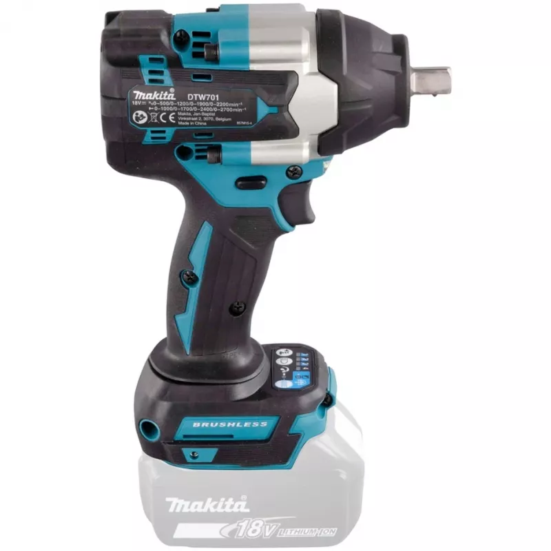 Makita DTW701Z Llave de impacto a batería 2700 rpm Negro, Azul