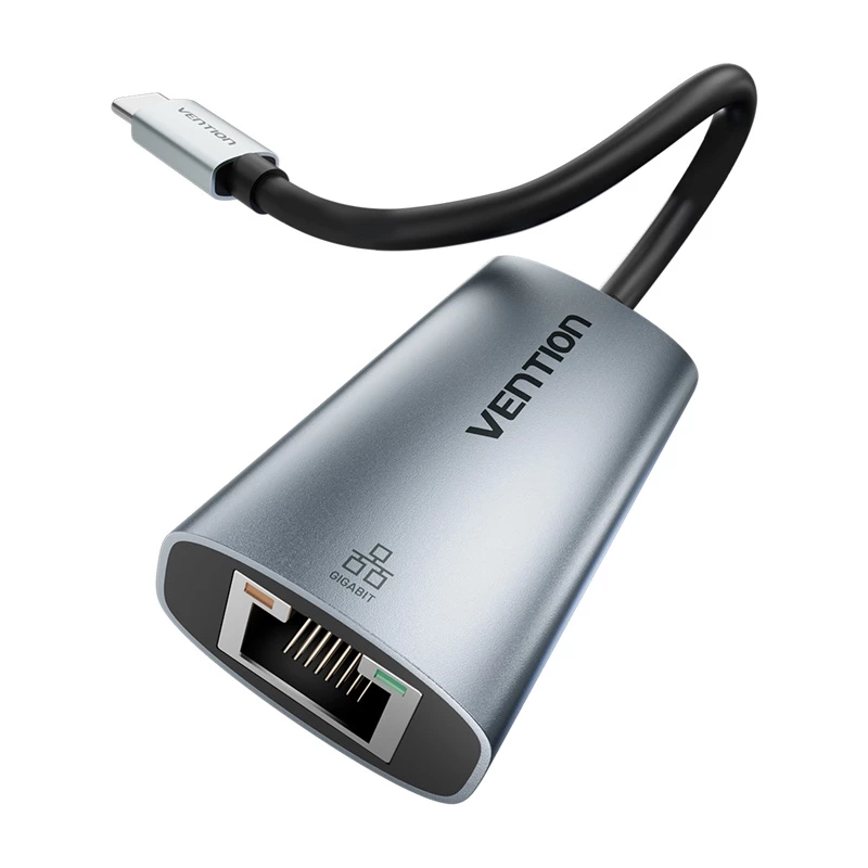 Vention CFP adaptador USB Type-C a Gigabit Ethernet 1000 Mbit/s, gris