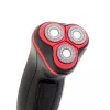 Afeitadora rotativa para hombre Mesko MS 2926 con recortadora negra, roja