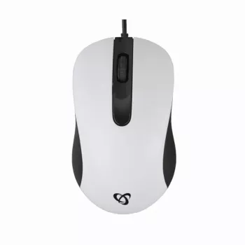 Sbox M-901 ratón óptico blanco