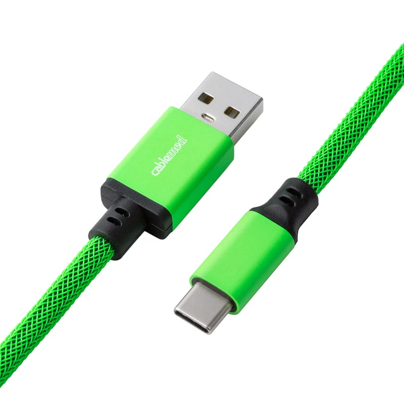 Cable USB Cablemod CM-CKCA-CLG-KLG150KLG-R 1,5 m USB A USB C verde (CM-CKCA-CLG-KLG150KLG-R)